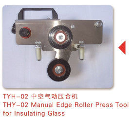 Horizontal Penumatic Manual Glass Edge Roller Press Machine