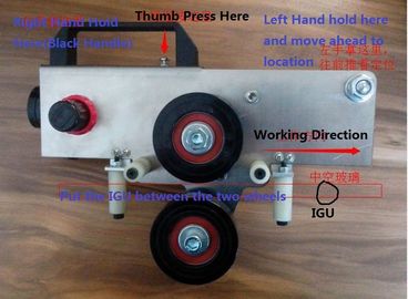 Handheld Manual Edge Roller Press for Super Big Double Glazing Glasses